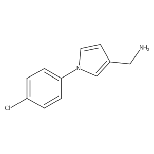 1-[1-(4-chlorophenyl)-1H-pyrrol-3-yl]methanamine Structure