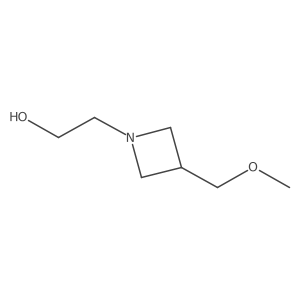2-[3-(Methoxymethyl)azetidin-1-yl]ethan-1-ol Structure