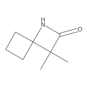 3,3-Dimethyl-1-azaspiro[3.3]heptan-2-one Structure
