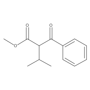 Methyl 2-benzoyl-3-methylbutanoate结构式