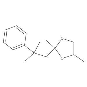 2,4-Dimethyl-2-(2-methyl-2-phenylpropyl)-1,3-dioxolane Structure