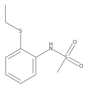 N-[2-(ethylsulfanyl)phenyl]methanesulfonamide Structure