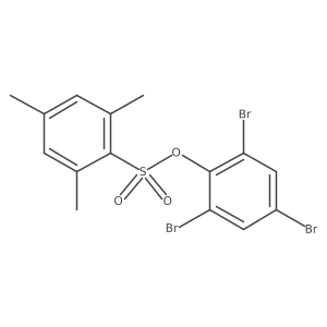 2,4,6-Tribromophenyl 2,4,6-trimethylbenzene-1-sulfonate结构式