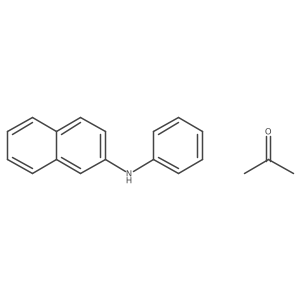 N-phenylnaphthalen-2-amine;propan-2-one Structure