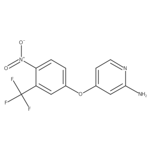 4-(4-Nitro-3-trifluoromethylphenoxy)pyridin-2-ylamine Structure