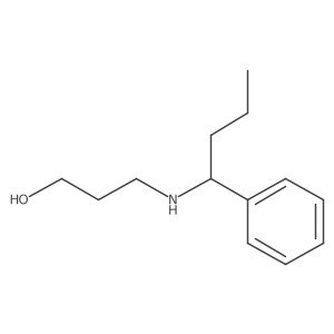 3-[(1-Phenylbutyl)amino]propan-1-ol结构式