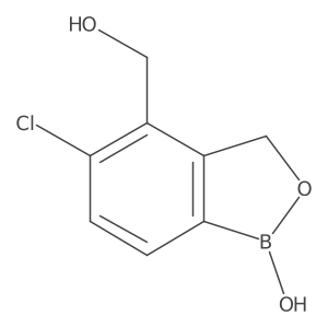 5-Chloro-4-(hydroxymethyl)benzo[c][1,2]oxaborol-1(3H)-ol Structure