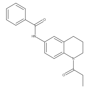 N-(1-propionyl-1,2,3,4-tetrahydroquinolin-6-yl)benzamide Structure