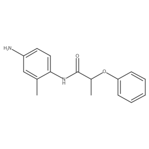 N-(4-Amino-2-methylphenyl)-2-phenoxypropanamide Structure