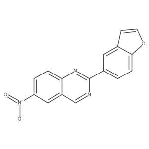 2-(1-Benzofuran-5-yl)-6-nitroquinazoline结构式