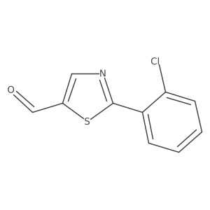 2-(2-Chloro-phenyl)-thiazole-5-carbaldehyde Structure