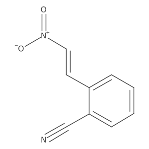 2-(2-Nitroethenyl)benzonitrile Structure
