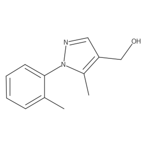 5-Methyl-1-(2-methylphenyl)-1H-pyrazole-4-methanol Structure
