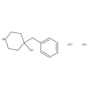 4-(Pyridin-4-ylmethyl)piperidin-4-ol dihydrochloride Structure