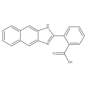 Benzoic acid, 2-(1H-naphth[2,3-d]imidazol-2-yl)-结构式