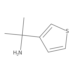 2-(Thiophen-3-yl)propan-2-amine结构式