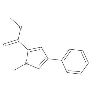 methyl-1-methyl-4-phenyl-1H-pyrrole-2-carboxylate结构式