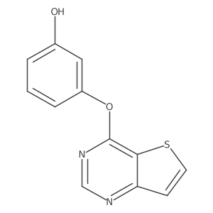 3-(Thieno[3,2-d]pyrimidin-4-yloxy)phenol Structure