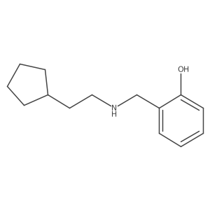 2-{[(2-Cyclopentylethyl)amino]methyl}phenol Structure