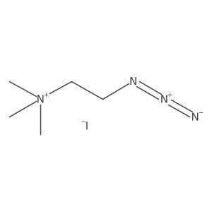 (2-Azidoethyl)trimethylazanium iodide结构式
