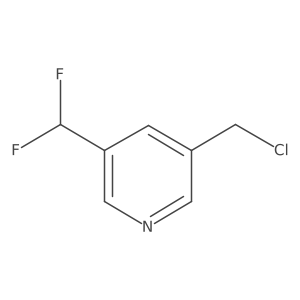 3-(Chloromethyl)-5-(difluoromethyl)pyridine Structure