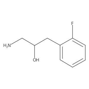 1-Amino-3-(2-fluorophenyl)propan-2-ol结构式