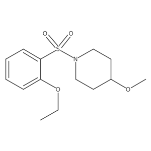 1-((2-Ethoxyphenyl)sulfonyl)-4-methoxypiperidine结构式