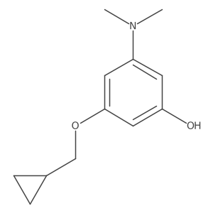 3-(Cyclopropylmethoxy)-5-(dimethylamino)phenol Structure