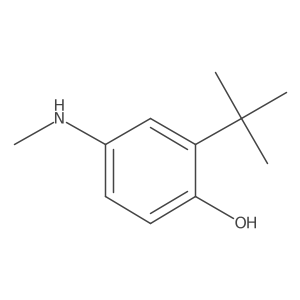 2-Tert-butyl-4-(methylamino)phenol Structure