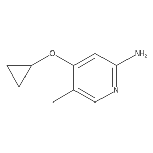 4-Cyclopropoxy-5-methylpyridin-2-amine Structure