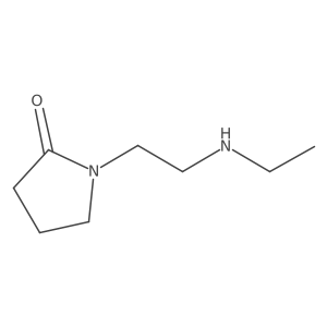 1-(2-(Ethylamino)ethyl)pyrrolidin-2-one Structure