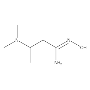 3-(dimethylamino)-N'-hydroxybutanimidamide结构式
