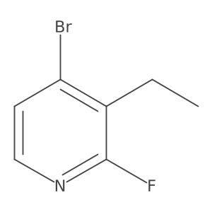 4-Bromo-3-ethyl-2-fluoropyridine Structure