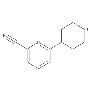 6-(Piperidin-4-yl)picolinonitrile Structure