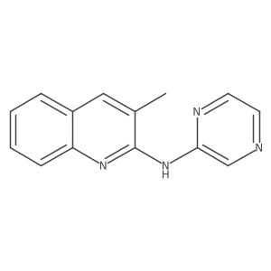 3-Methyl-N-2-pyrazinyl-2-quinolinamine结构式