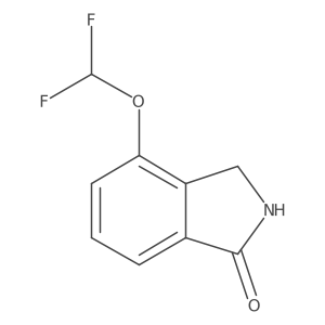 4-(Difluoromethoxy)isoindolin-1-one Structure