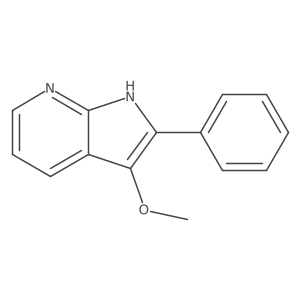 1H-Pyrrolo[2,3-b]pyridine, 3-methoxy-2-phenyl- Structure