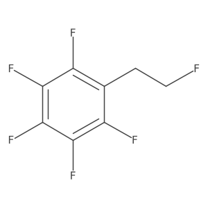 1-(2-Fluoroethyl)-2,3,4,5,6-pentafluorobenzene Structure