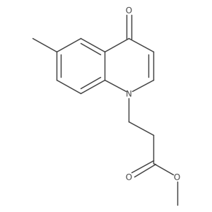 Methyl 3-(6-methyl-4-oxoquinolin-1(4H)-yl)propanoate Structure