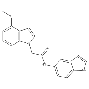 N-(1H-indol-5-yl)-2-(4-methoxy-1H-indol-1-yl)acetamide Structure