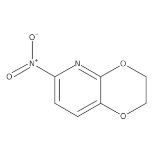 6-Nitro-2,3-dihydro-[1,4]dioxino[2,3-b]pyridine Structure
