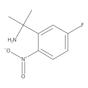 2-(5-Fluoro-2-nitrophenyl)propan-2-amine Structure
