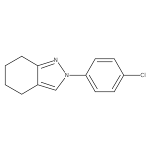 2-(4-Chlorophenyl)-4,5,6,7-tetrahydro-2H-indazole结构式