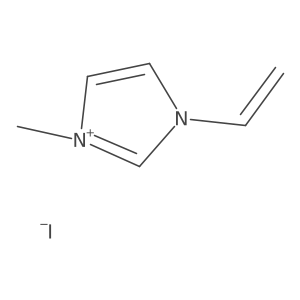 1H-Imidazolium, 3-ethenyl-1-methyl-, iodide (1:1)结构式