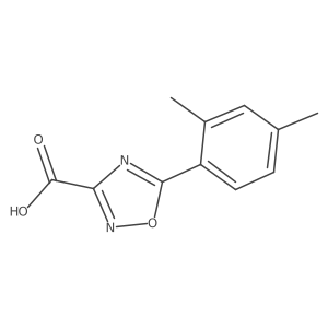 5-(2,4-Dimethylphenyl)-1,2,4-oxadiazole-3-carboxylic acid结构式
