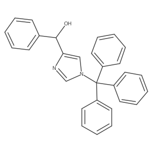 phenyl(1-trityl-1H-imidazol-4-yl)methanol Structure