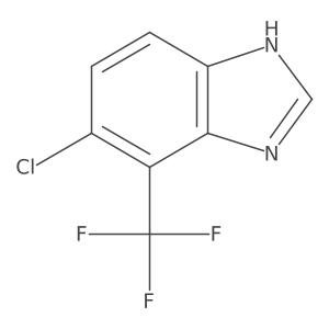 5-Chloro-4-(trifluoromethyl)-1H-benzo[d]imidazole Structure
