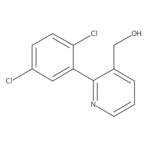2-(2,5-Dichlorophenyl)pyridine-3-methanol结构式