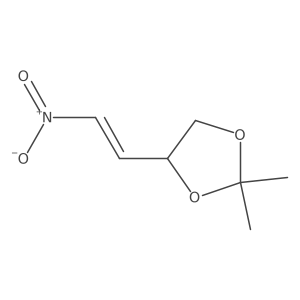 (E)-2,2-dimethyl-4-(2-nitrovinyl)-1,3-dioxolane Structure