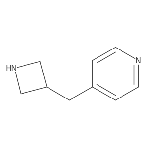 4-(3-azetidinylmethyl)Pyridine结构式